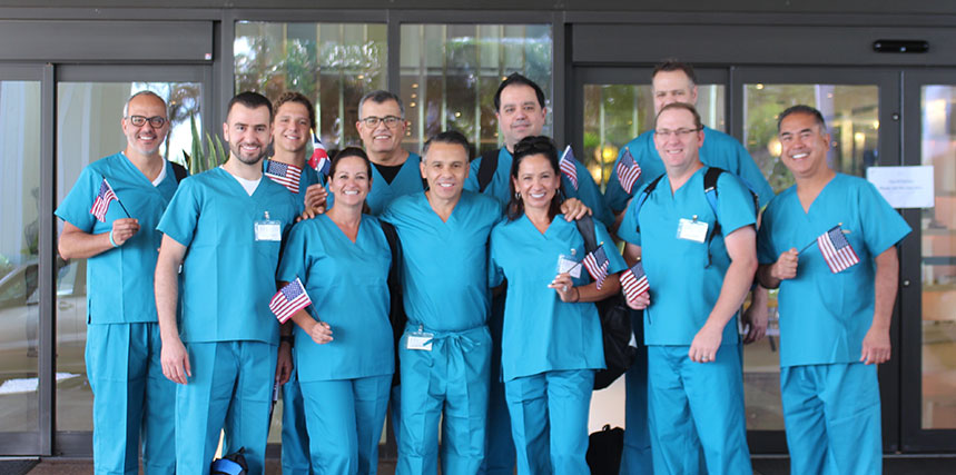 Dental Implant Training Live Patient Program group photo