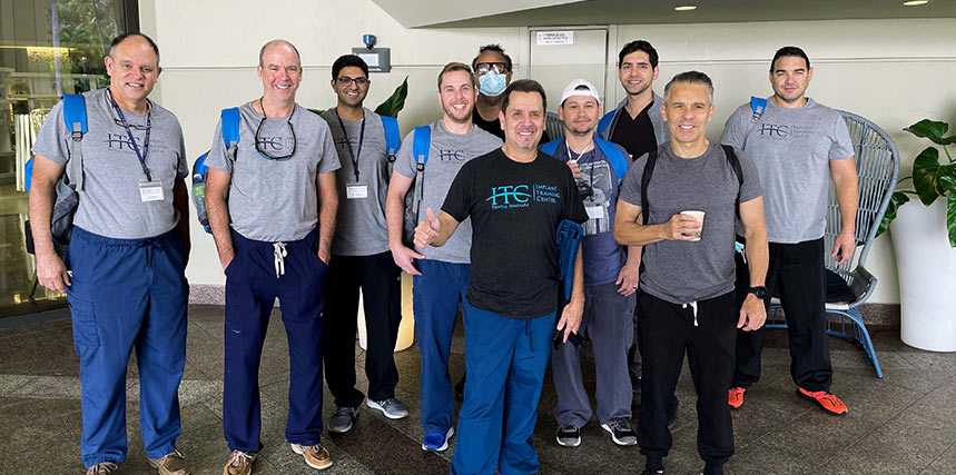 dental implant live patient course group photo - November 2021