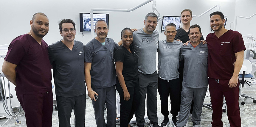 dental implant live patient course group photo - November 2021